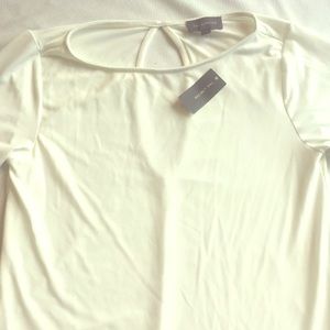 NWT long sleeve cream blouse